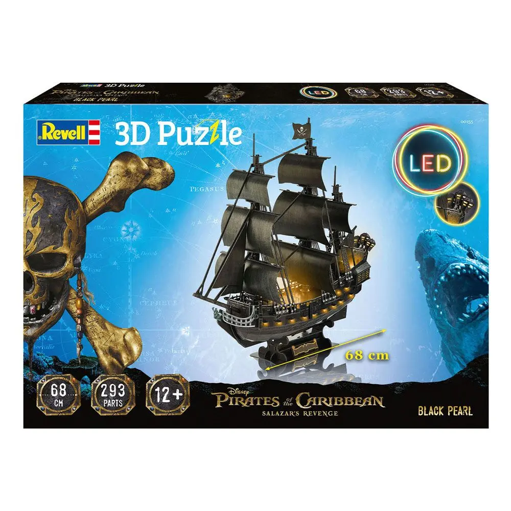 Pirates of the Caribbean: Dead Men Tell No Tales Black Pearl LED Edition 3D Puzzle termékfotó