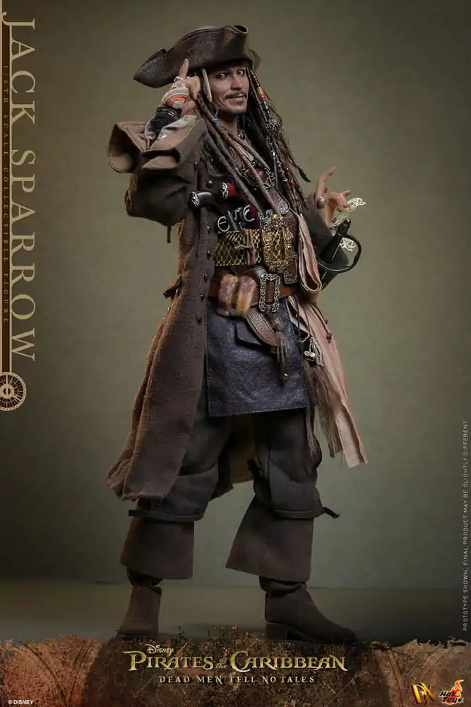 Pirates of the Caribbean: Dead Men Tell No Tales DX 1/6 Jack Sparrow akciófigura 30 cm termékfotó