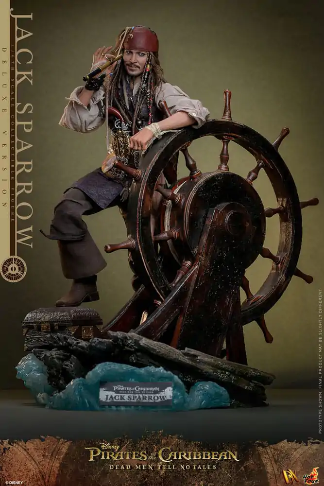 Pirates of the Caribbean: Dead Men Tell No Tales DX 1/6 Jack Sparrow (Deluxe Version) akciófigura 30 cm termékfotó