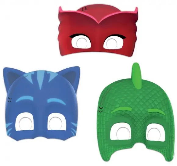 PJ Masks, Pizsihősök Maszk, álarc 6 db-os termékfotó
