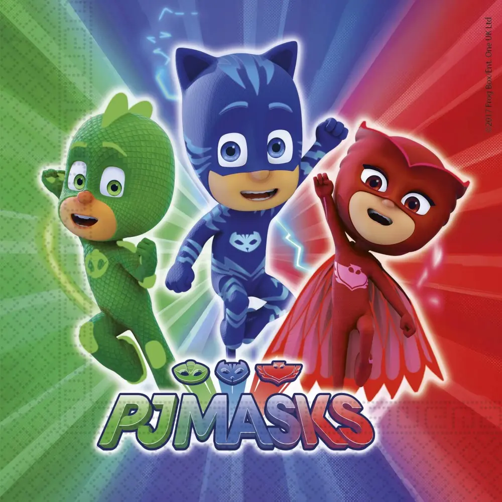 PJ Masks, Pizsihősök szalvéta 20 db-os termékfotó