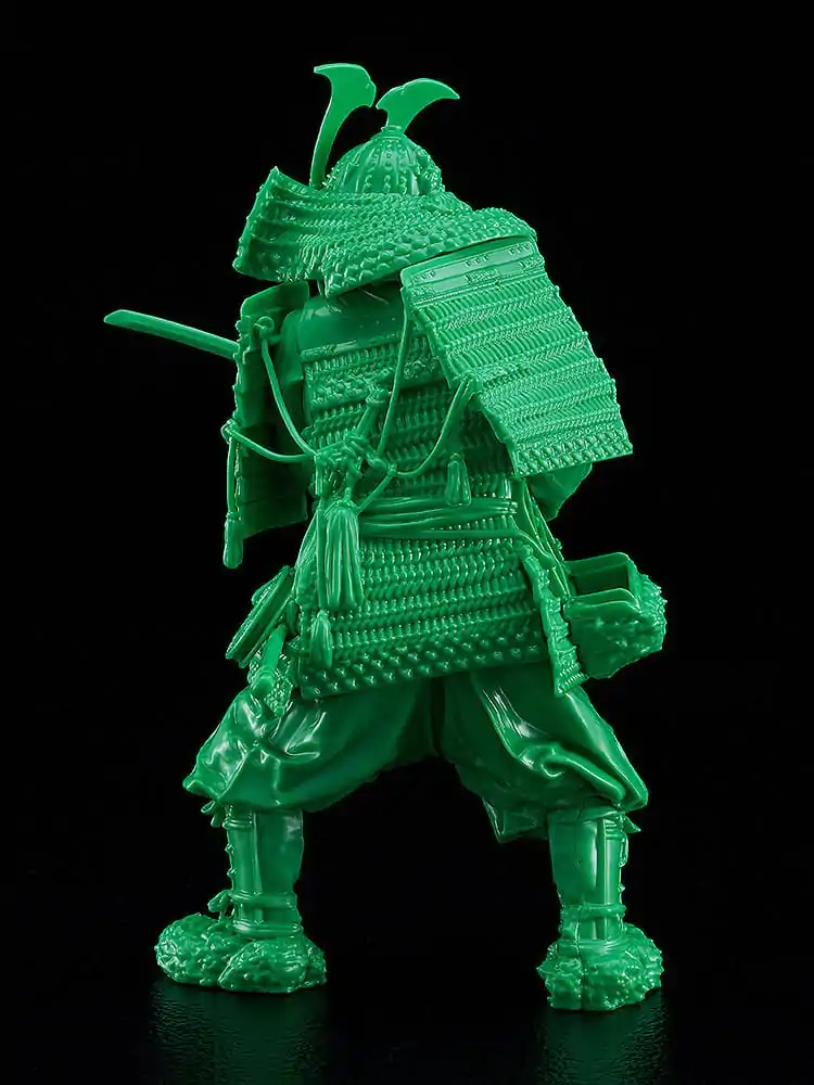 PLAMAX 1/12 Kamakura Period Armored Warrior: Green Color Edition Műanyag modell készlet 13 cm termékfotó