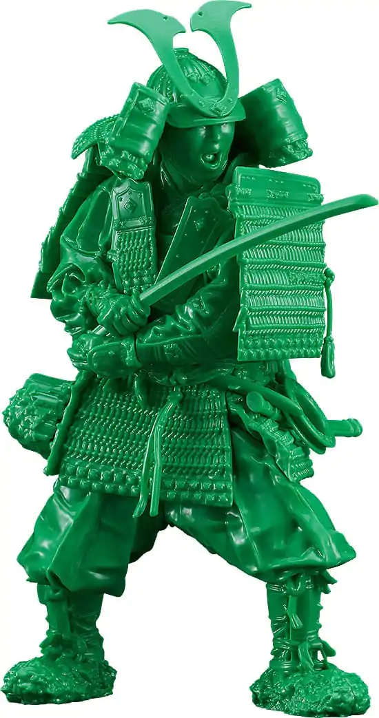 PLAMAX 1/12 Kamakura Period Armored Warrior: Green Color Edition Műanyag modell készlet 13 cm termékfotó