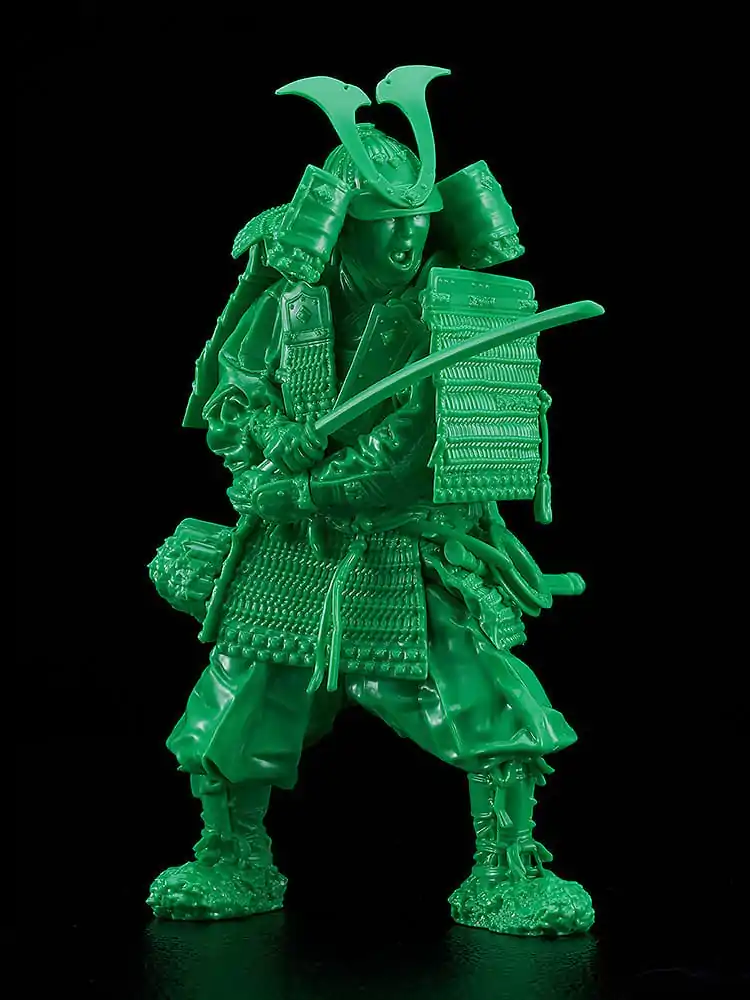 PLAMAX 1/12 Kamakura Period Armored Warrior: Green Color Edition Műanyag modell készlet 13 cm termékfotó