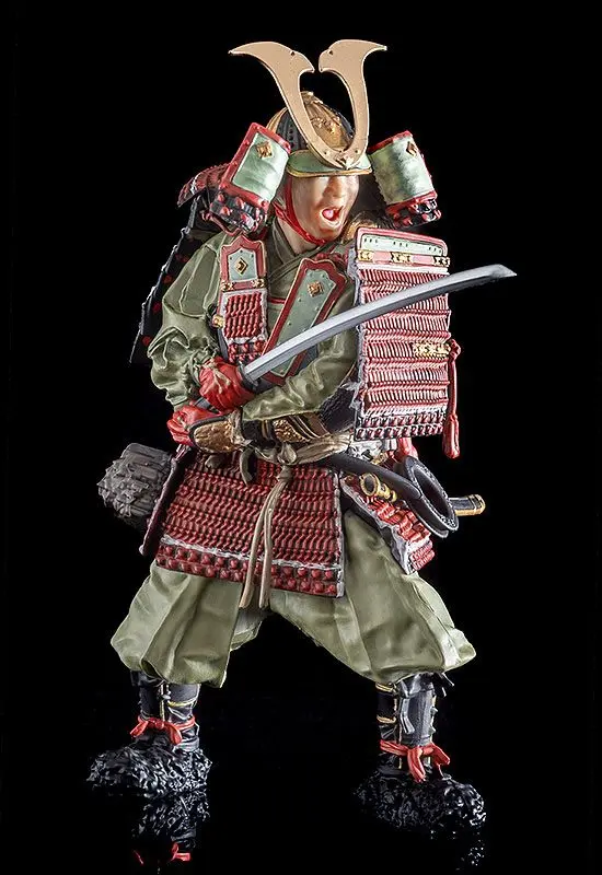 PLAMAX 1/12 Kamakura Period Armored Warrior Műanyag modell készlet 13 cm termékfotó