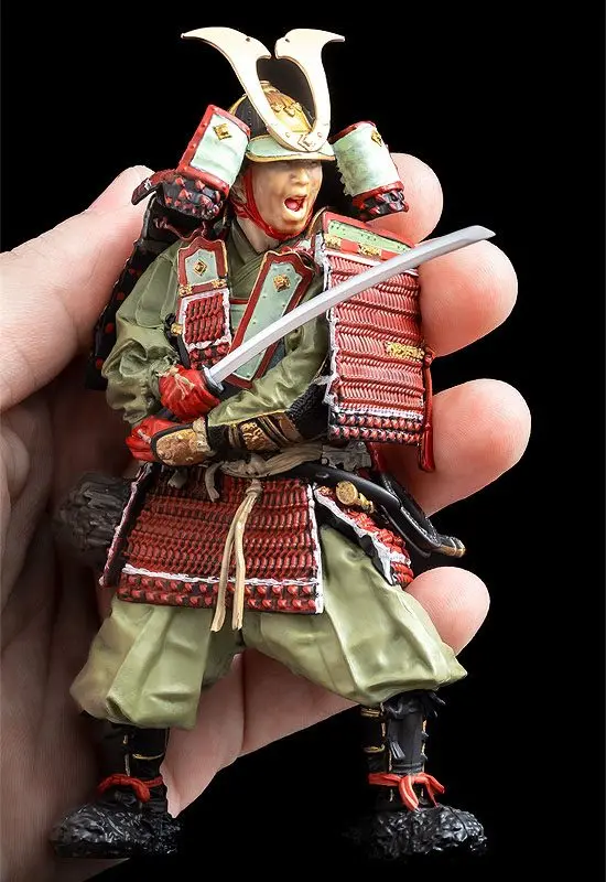 PLAMAX 1/12 Kamakura Period Armored Warrior Műanyag modell készlet 13 cm termékfotó