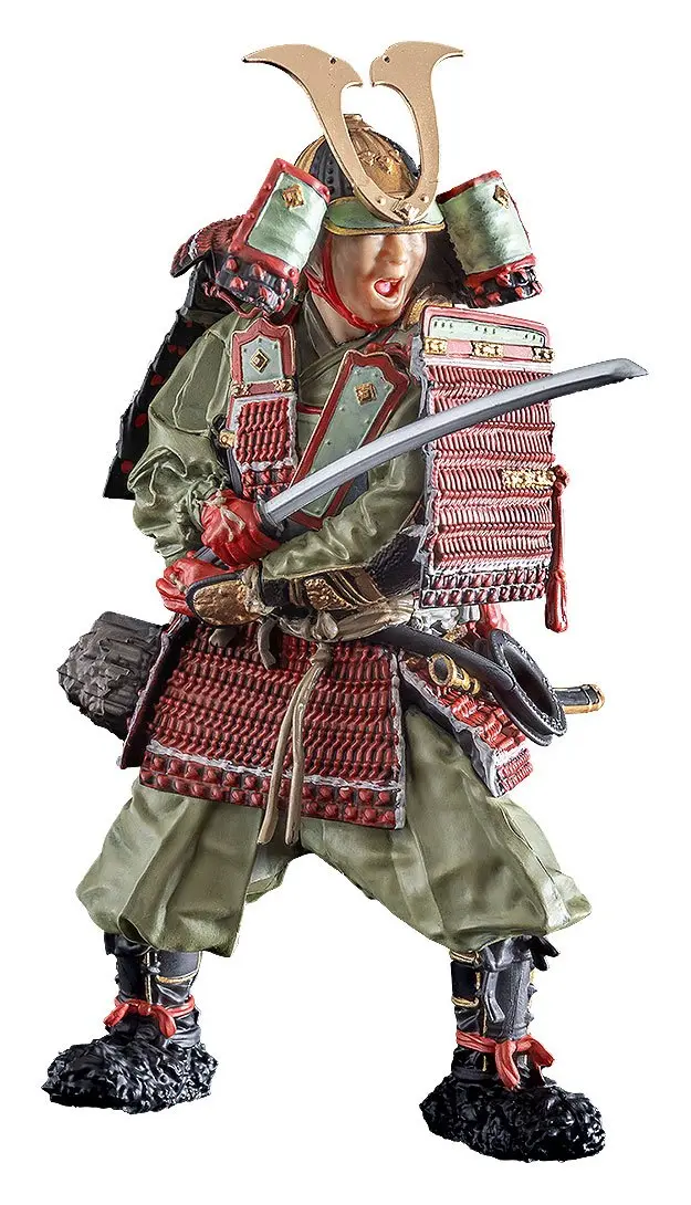 PLAMAX 1/12 Kamakura Period Armored Warrior Műanyag modell készlet 13 cm termékfotó