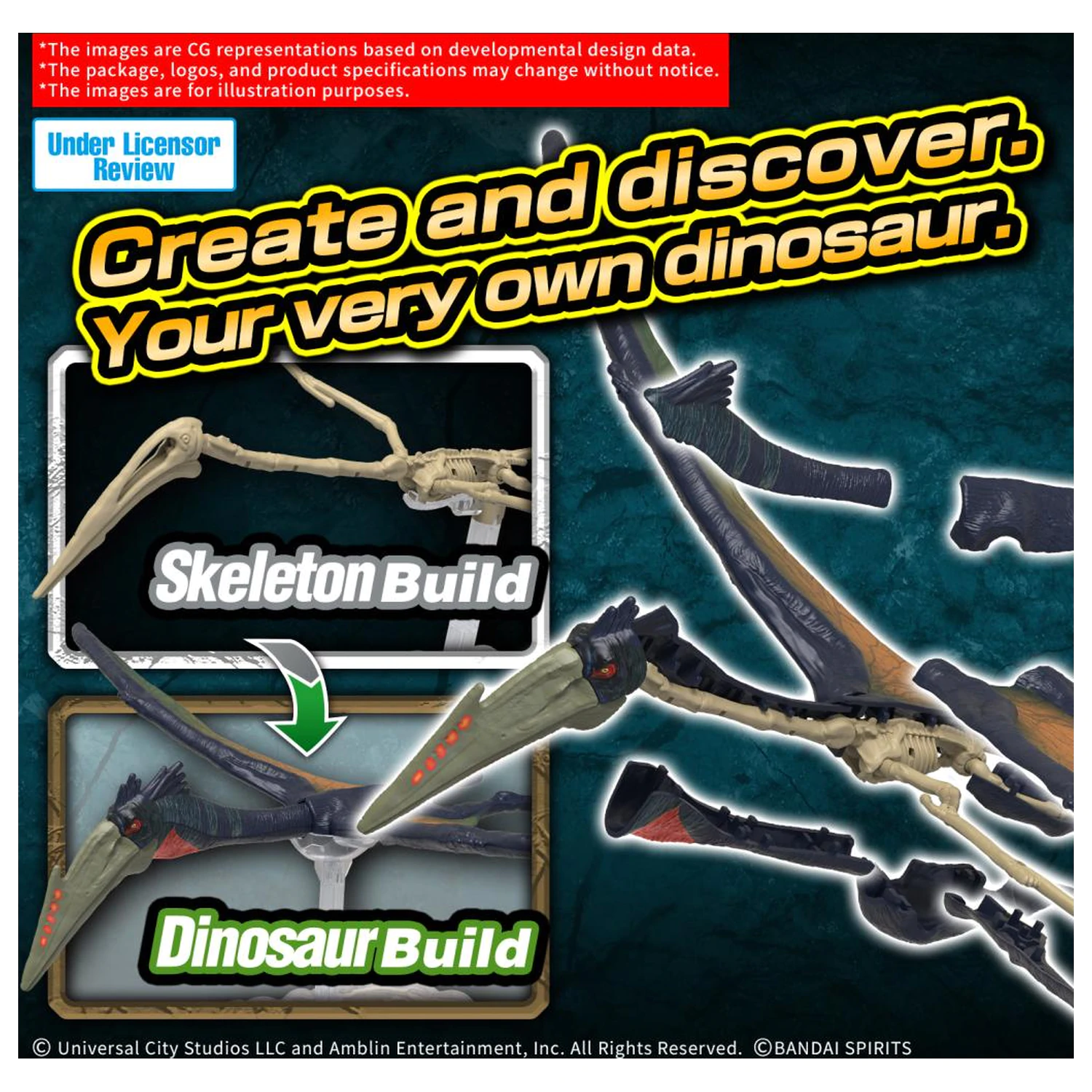 Plannosaurus Jurassic World Quetzalcoatlus modell készlet termékfotó