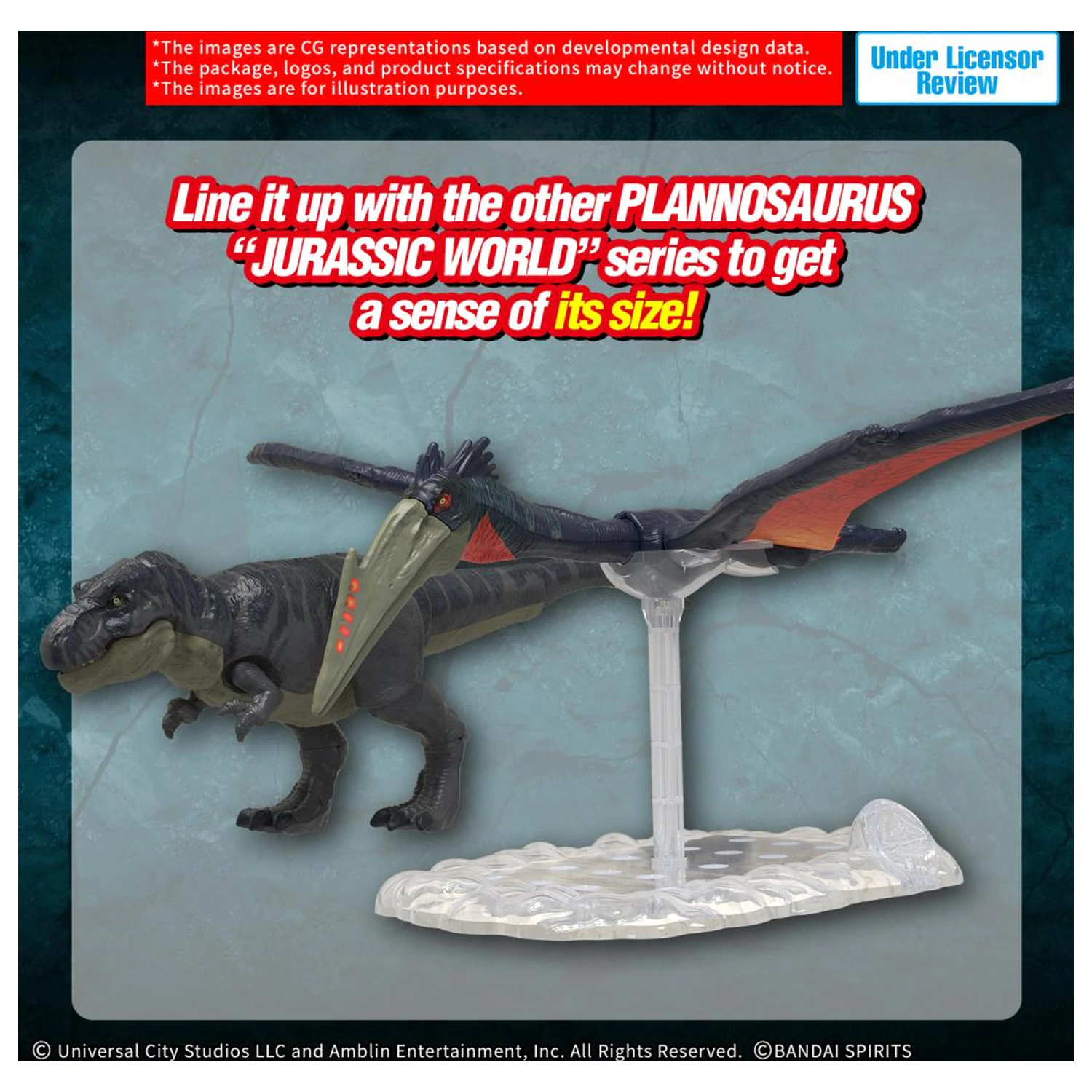 Plannosaurus Jurassic World Quetzalcoatlus modell készlet termékfotó