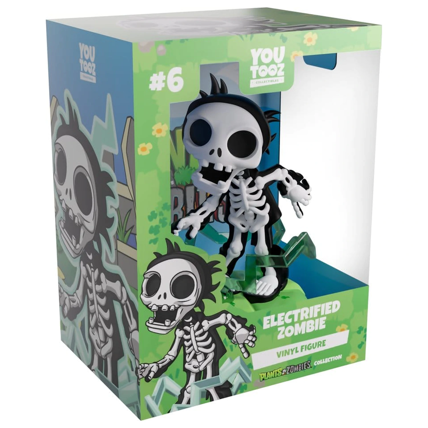 Plants vs. Zombies Vinyl figura Electrified Zombie 12 cm termékfotó