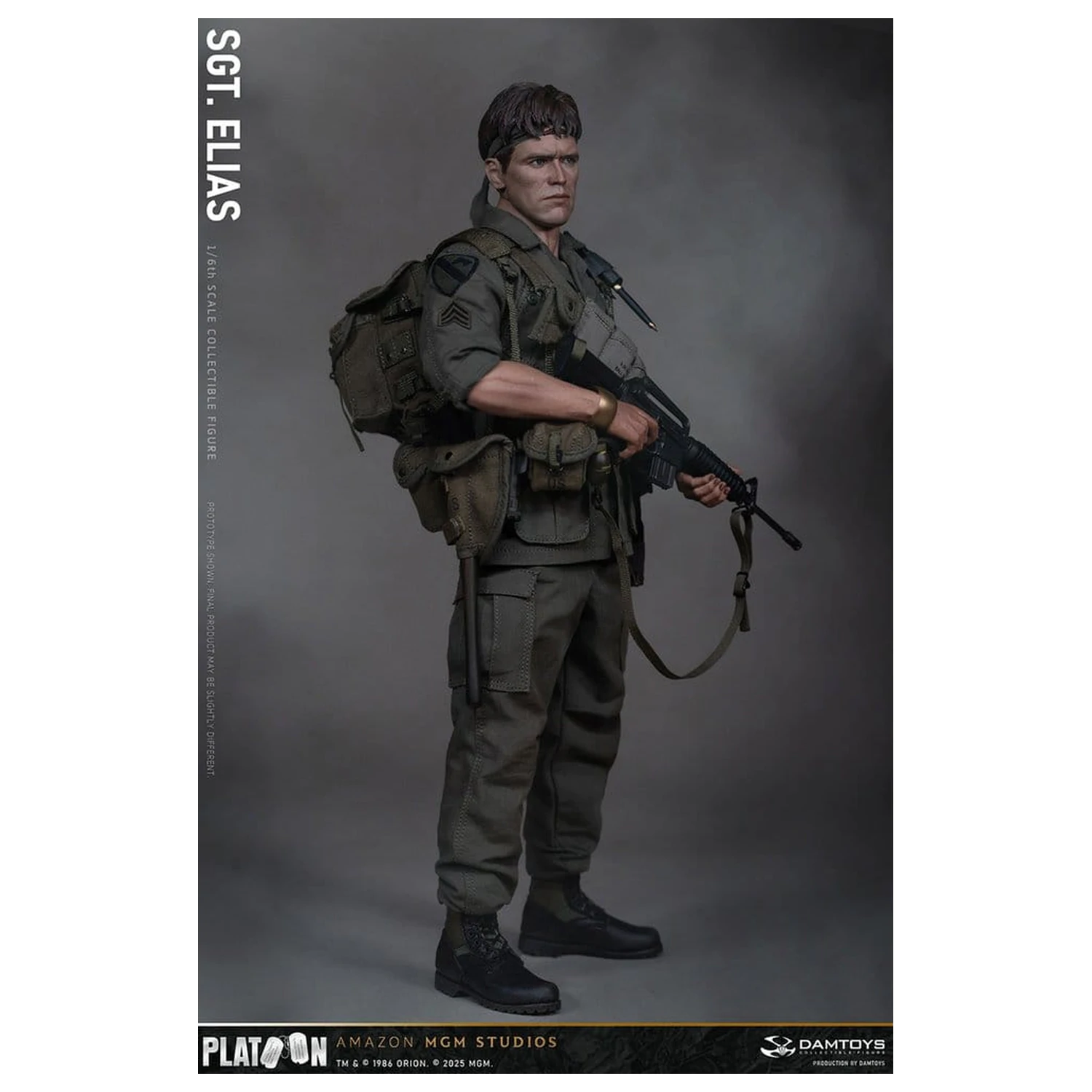 Platoon 1/6 Sergeant Elias akciófigura 30 cm termékfotó
