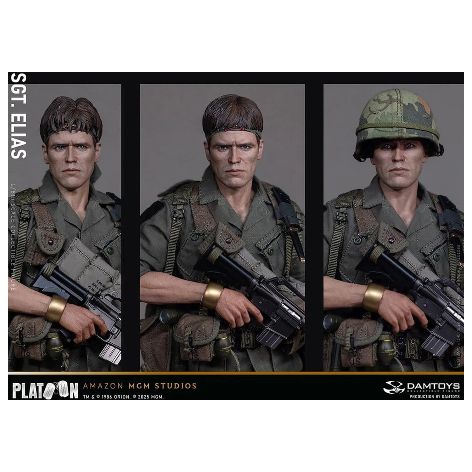 Platoon 1/6 Sergeant Elias akciófigura 30 cm termékfotó