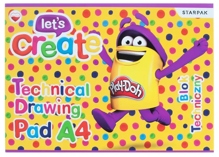 Play-Doh A/4 vázlatfüzet, rajzfüzet 10 lapos rajzlap termékfotó