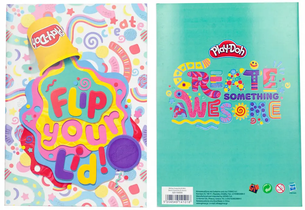 Play-Doh A/4 vázlatfüzet, rajzfüzet 30 lapos termékfotó