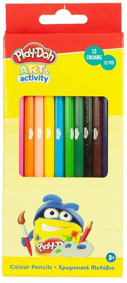 Play-Doh hatszögletű színes ceruza 12 db-os termékfotó