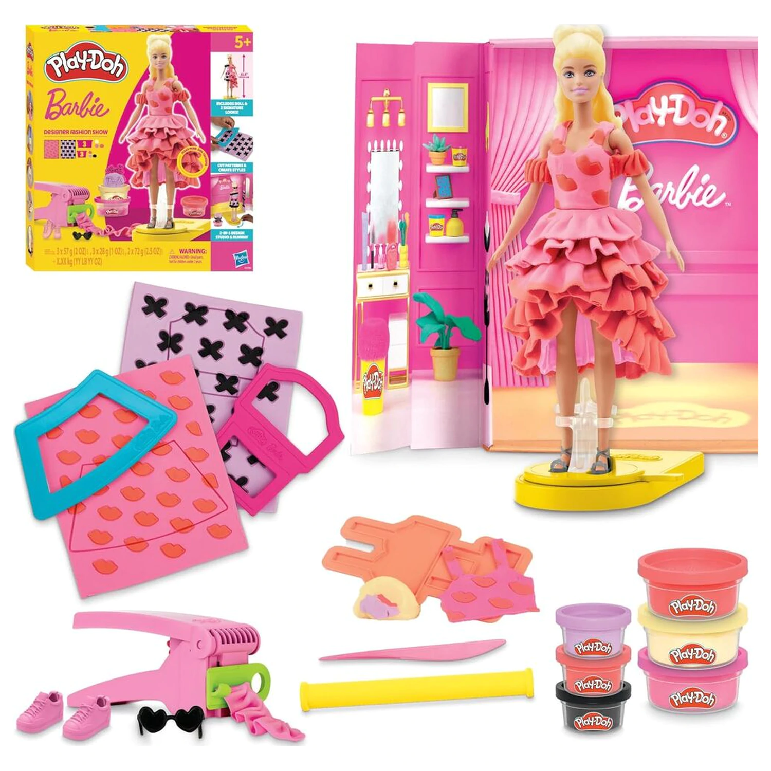 Play-Doh játék Barbie Designer Fashion show játékszett  termékfotó