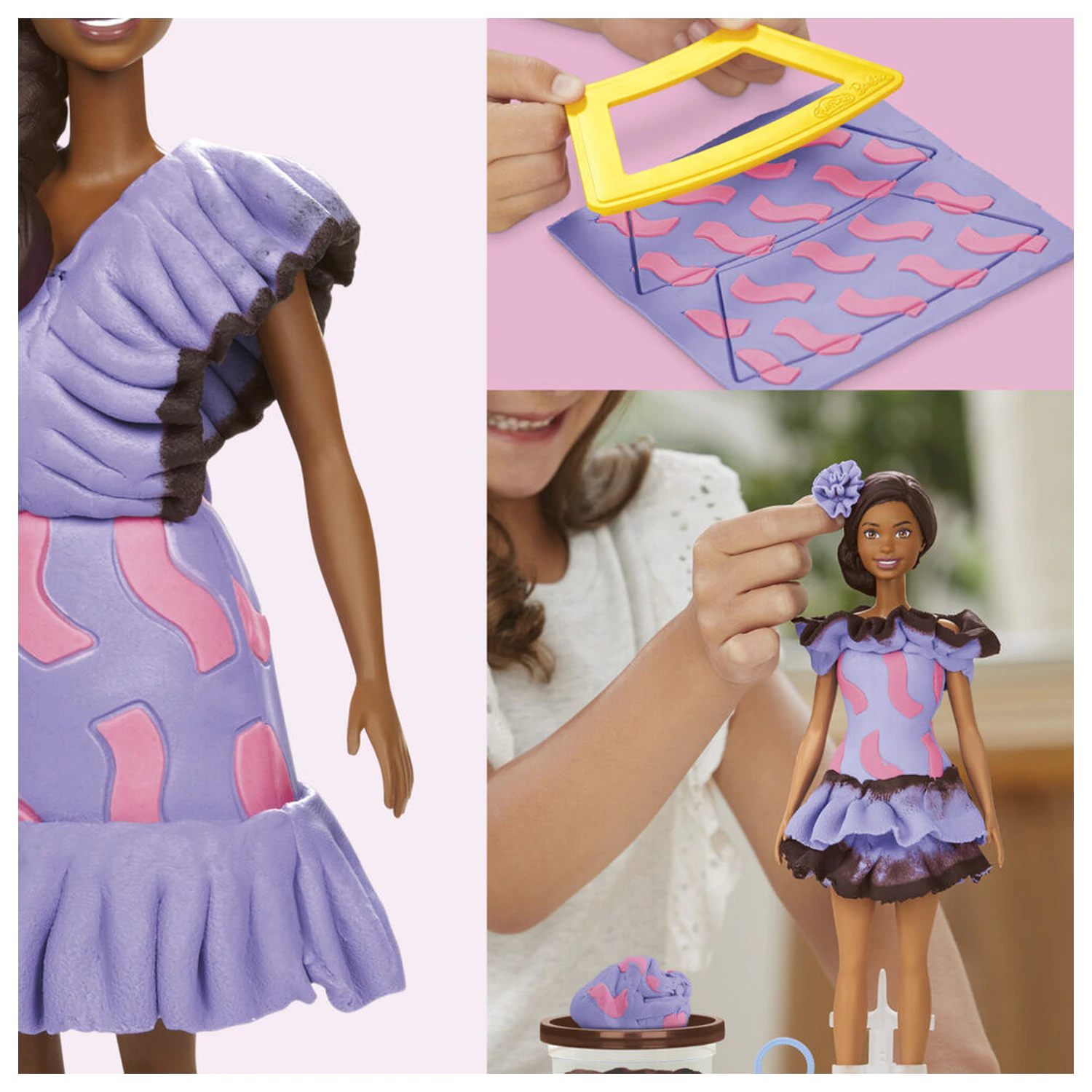Play-Doh játék Barbie Fashionista Ruffles termékfotó