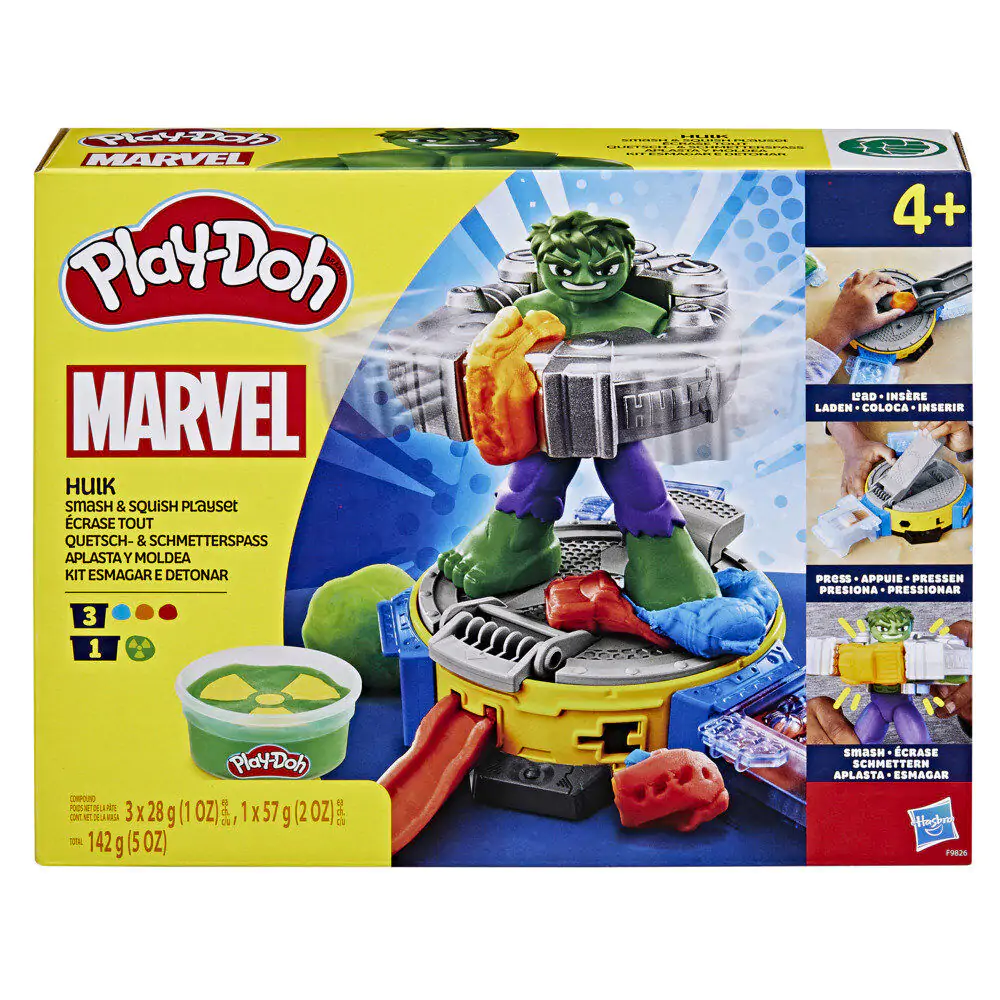 Play-Doh Marvel Hulk Crushes and shapes játék termékfotó