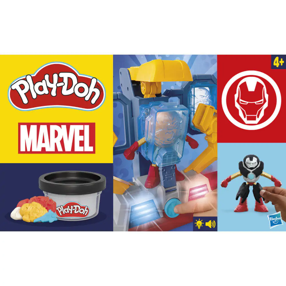 Play-Doh Marvel Iron Man Armour laboratory játék termékfotó