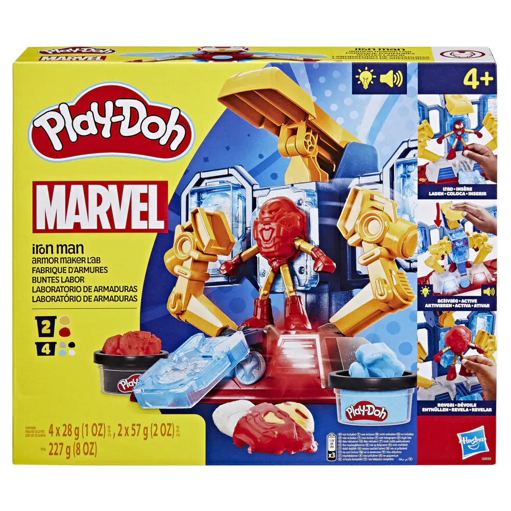 Play-Doh Marvel Iron Man Armour laboratory játék termékfotó