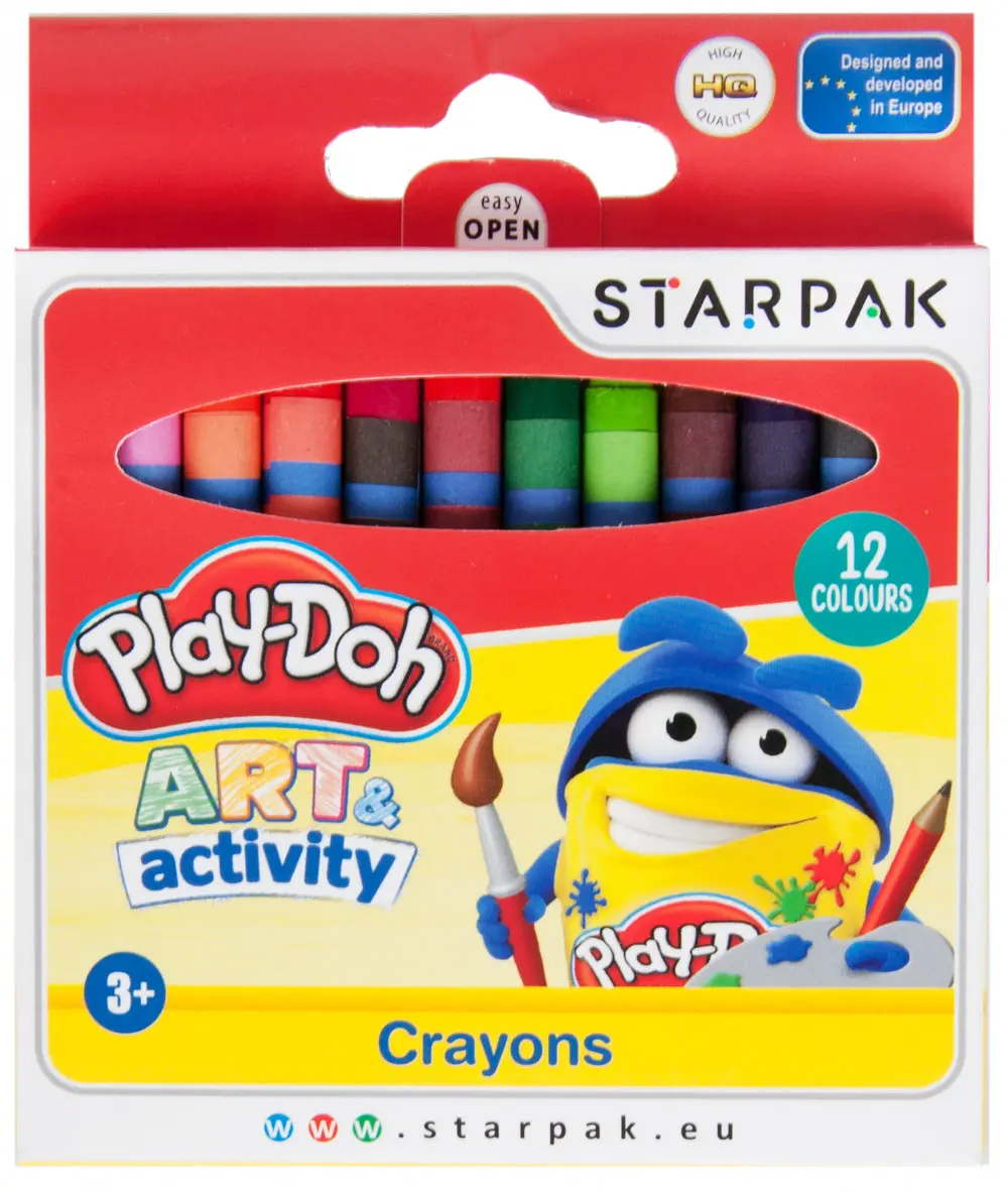 Play-Doh zsírkréta 12 db-os termékfotó