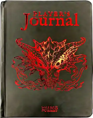 Player's Journal A5 jegyzetfüzet termékfotó