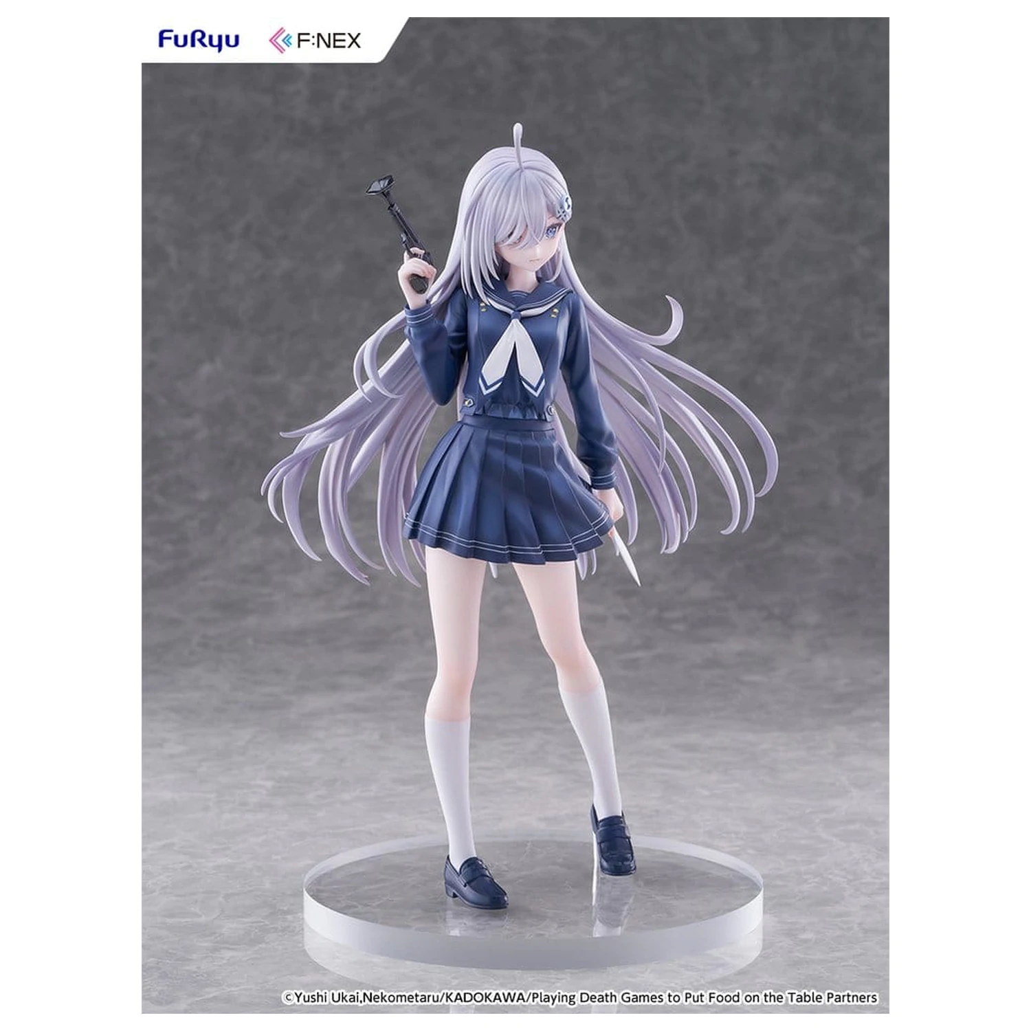 Playing Death Games to Put Food on the Table 1/7 Yuki School Uniform Ver. PVC figura 24 cm termékfotó