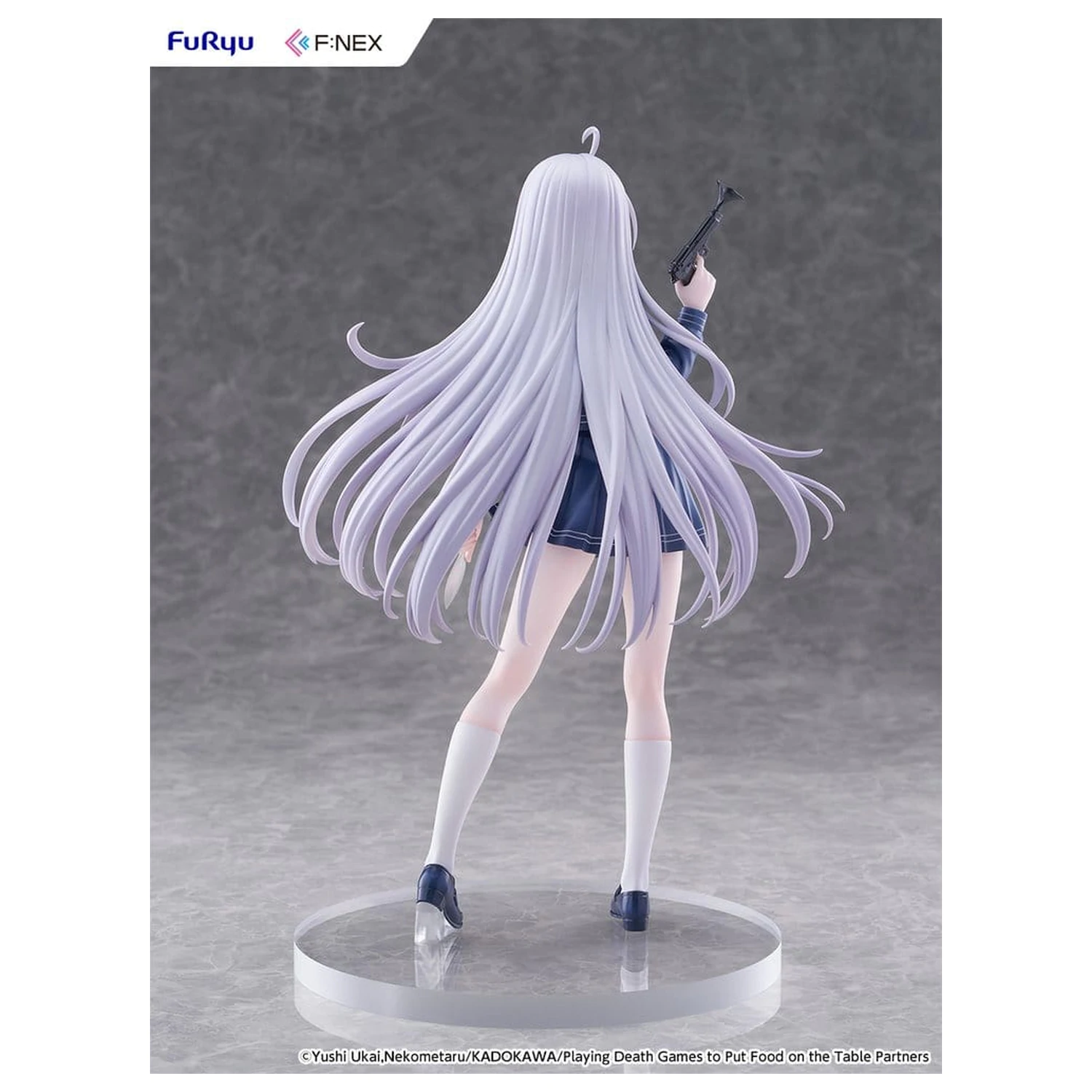Playing Death Games to Put Food on the Table 1/7 Yuki School Uniform Ver. PVC figura 24 cm termékfotó