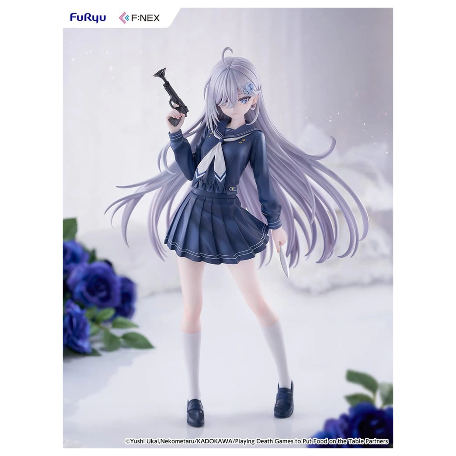 Playing Death Games to Put Food on the Table 1/7 Yuki School Uniform Ver. PVC figura 24 cm termékfotó