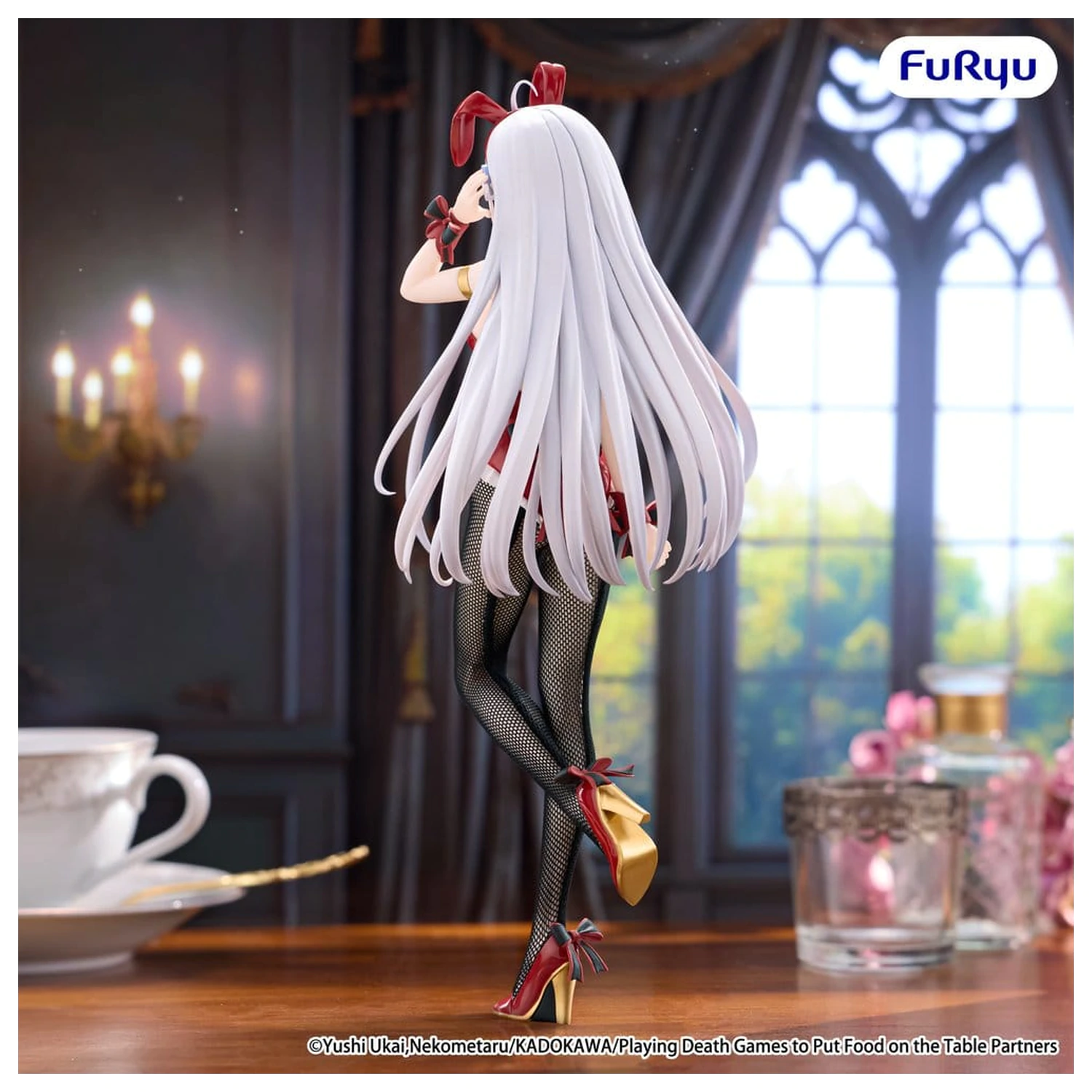 Playing Death Games to Put Food on the Table BiCute Bunnies Yuki PVC szobor figura 25 cm termékfotó