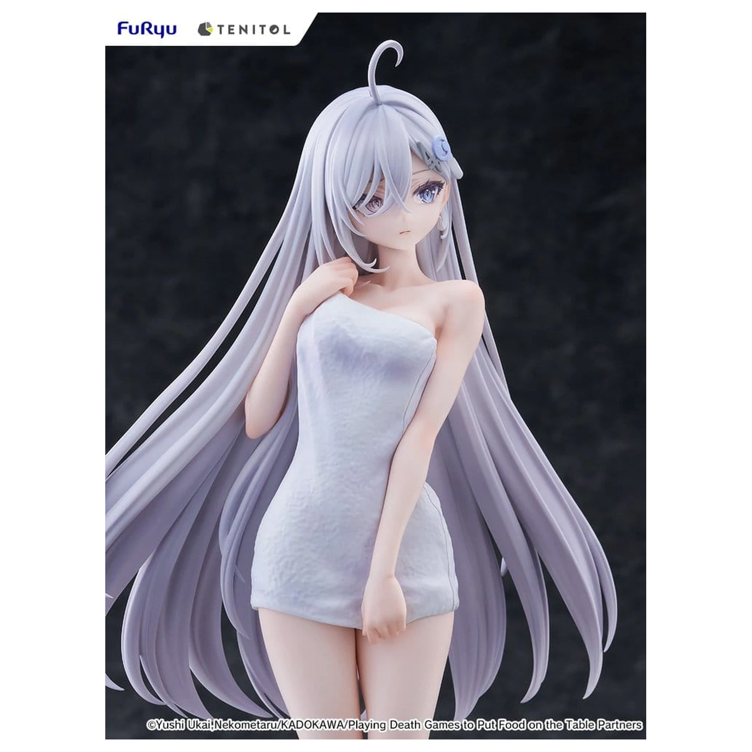 Playing Death Games to Put Food on the Table Light Novel Yuki Golden Bath Ver. PVC szobor figura 30 cm termékfotó