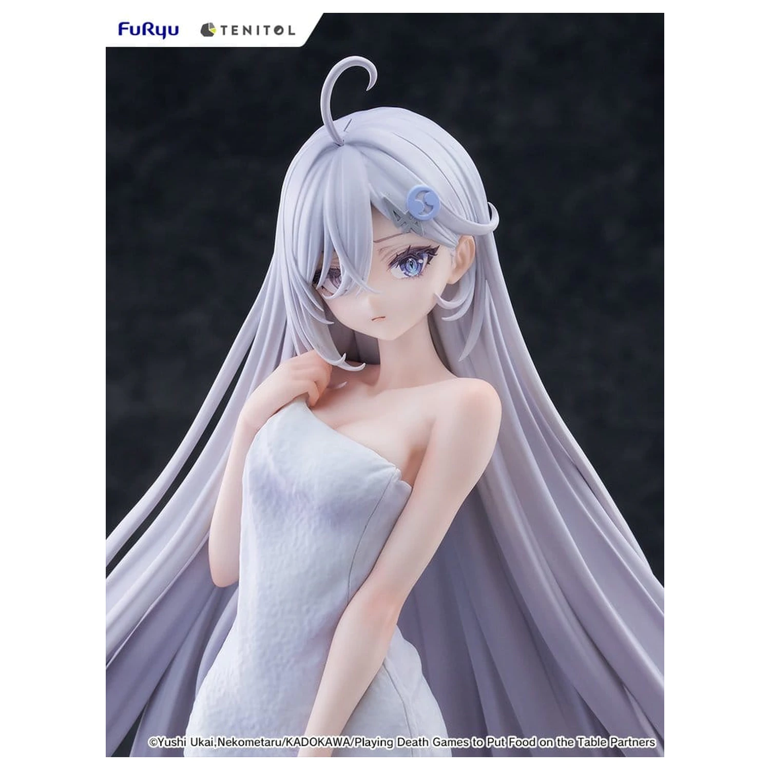 Playing Death Games to Put Food on the Table Light Novel Yuki Golden Bath Ver. PVC szobor figura 30 cm termékfotó