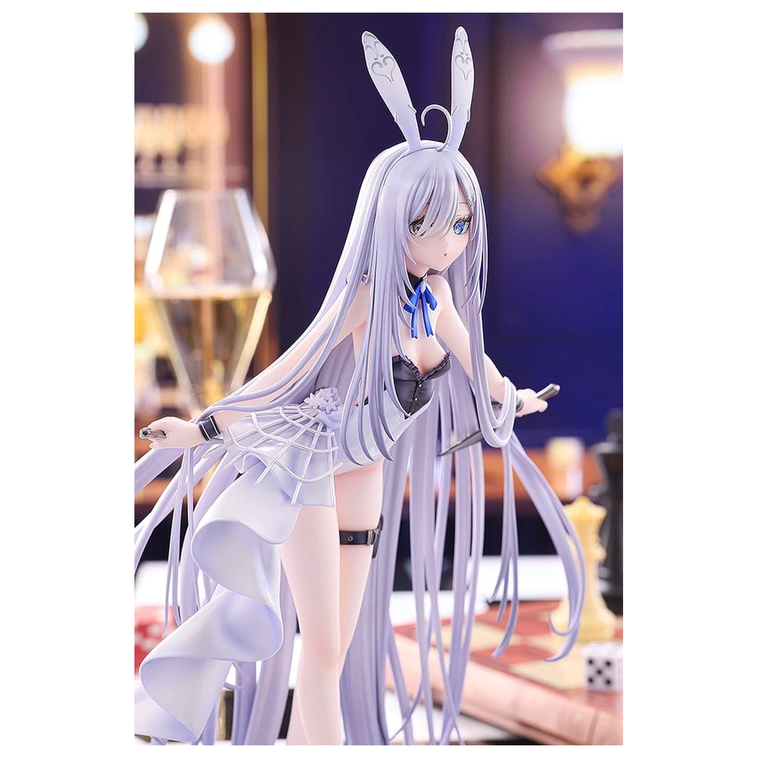 Playing Death Games to Put Food on the Table Wolf 1/7 Holo Light Novel bunny Ver. illustration by Jyuu Ayakura PVC szobor figura 23 cm  termékfotó