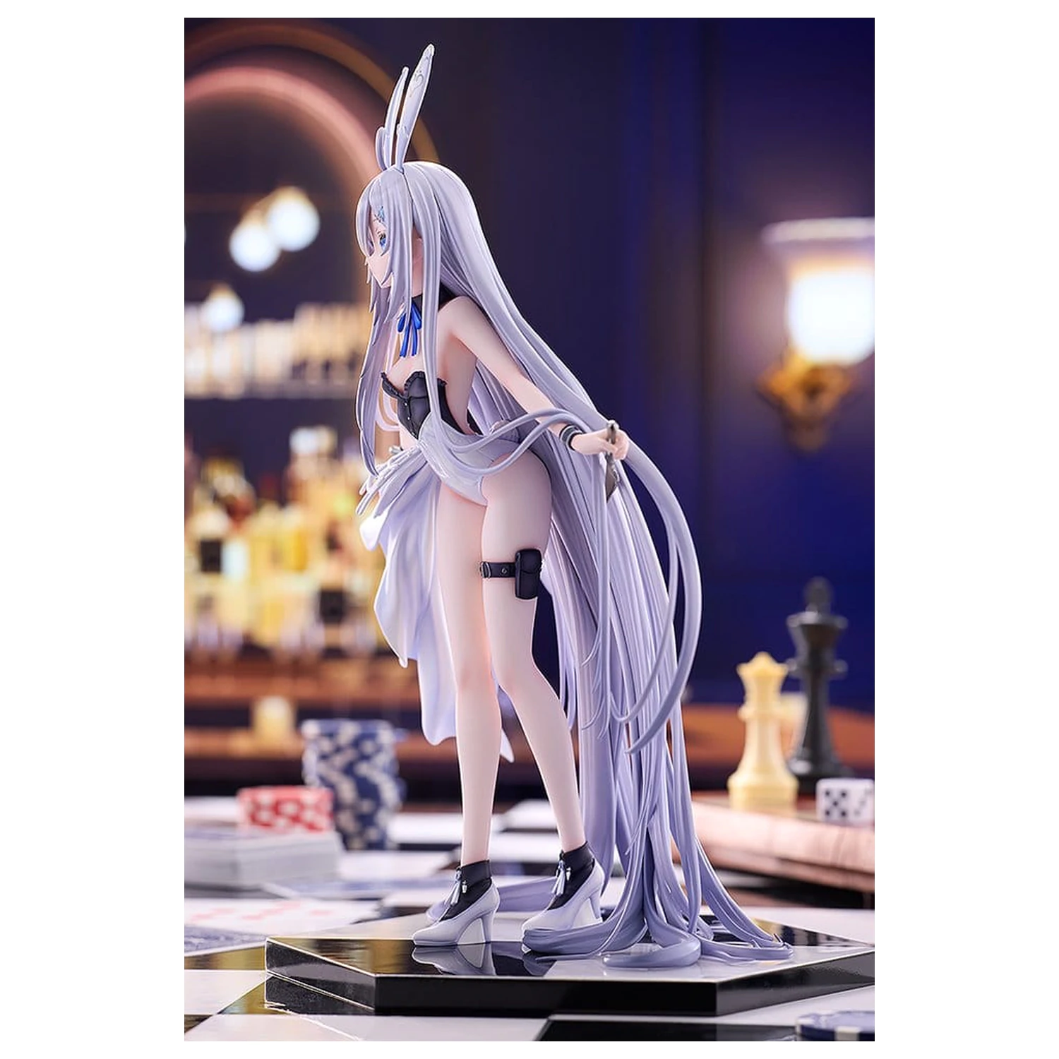 Playing Death Games to Put Food on the Table Wolf 1/7 Holo Light Novel bunny Ver. illustration by Jyuu Ayakura PVC szobor figura 23 cm  termékfotó