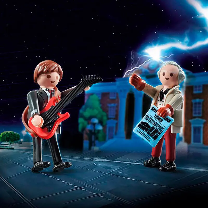 Playmobil Vissza a jövőbe Marty Mcfly és Dr. Emmett Brown 2 figurás csomag termékfotó