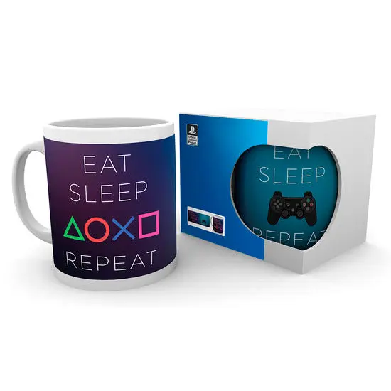 Playstation Eat Sleep bögre termékfotó