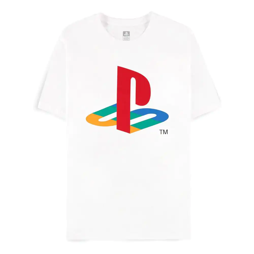 PlayStation Logo White póló termékfotó