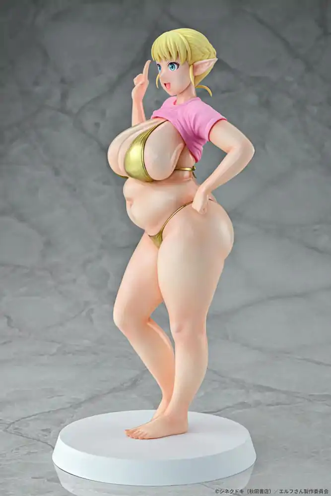 Plus-Sized Elf PVC szobor figura 1/7 Elfuda Gold Ver. 26 cm  termékfotó