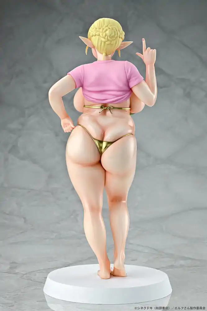 Plus-Sized Elf PVC szobor figura 1/7 Elfuda Gold Ver. 26 cm  termékfotó
