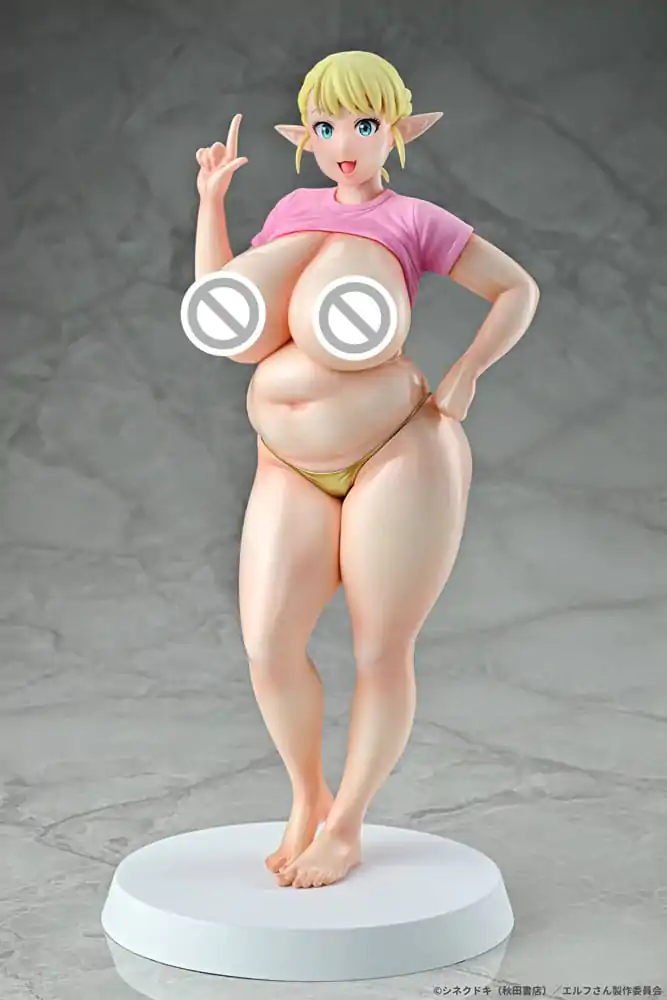 Plus-Sized Elf PVC szobor figura 1/7 Elfuda Gold Ver. 26 cm  termékfotó