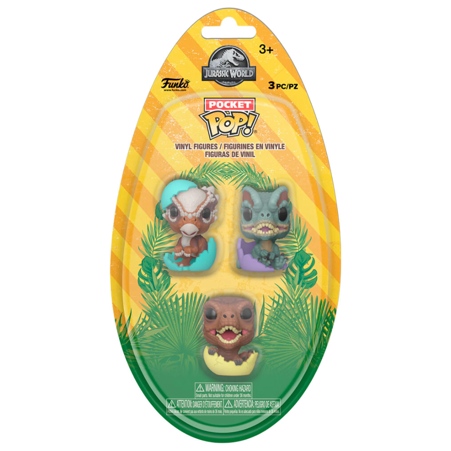 Pocket Funko POP Egg 3db-os figura csomag Jurassic World termékfotó