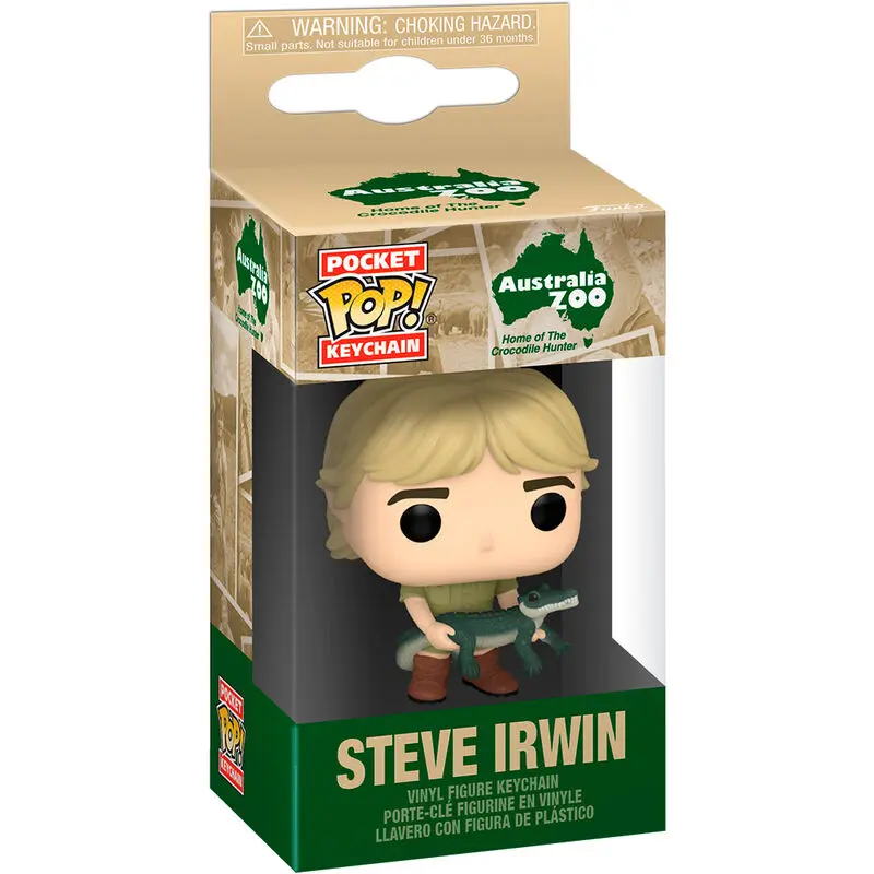 Pocket Funko POP kulcstartó Australia Zoo Crocodile Hunter Steve Irwin termékfotó