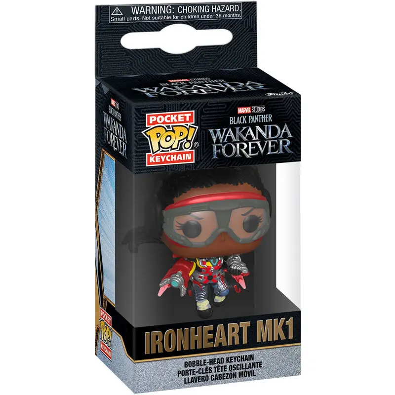 Pocket Funko POP kulcstartó Black Panther Wakanda Forever Ironheart MK1 termékfotó