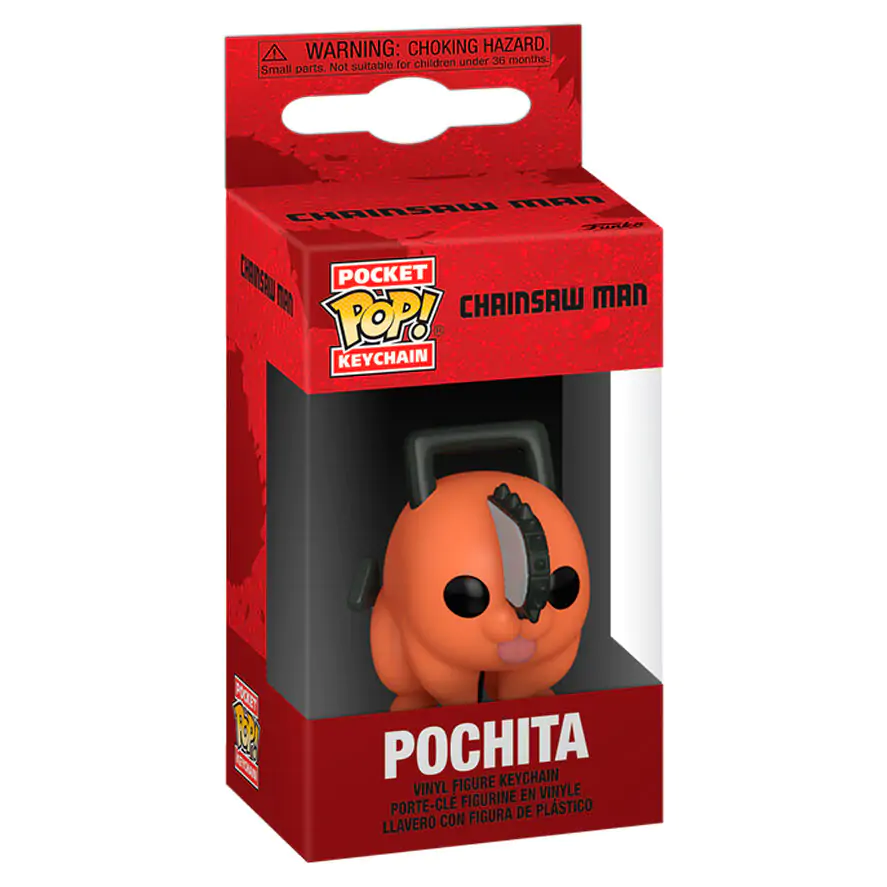 Pocket Funko POP kulcstartó Chainsaw Man Pochita termékfotó