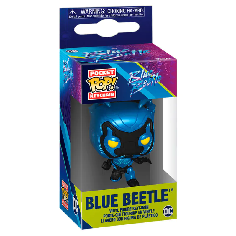 Pocket Funko POP kulcstartó DC Comics Blue Beetle - Blue Beetle termékfotó