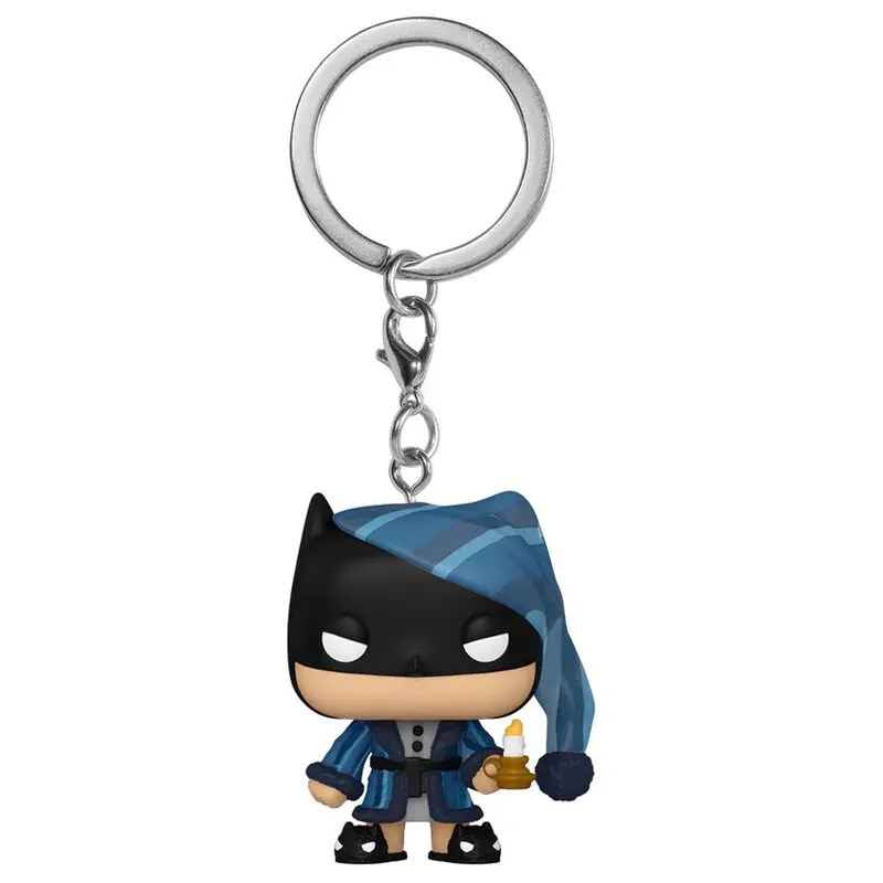 Pocket Funko POP kulcstartó DC Comics Holiday Batman Exkluzív termékfotó