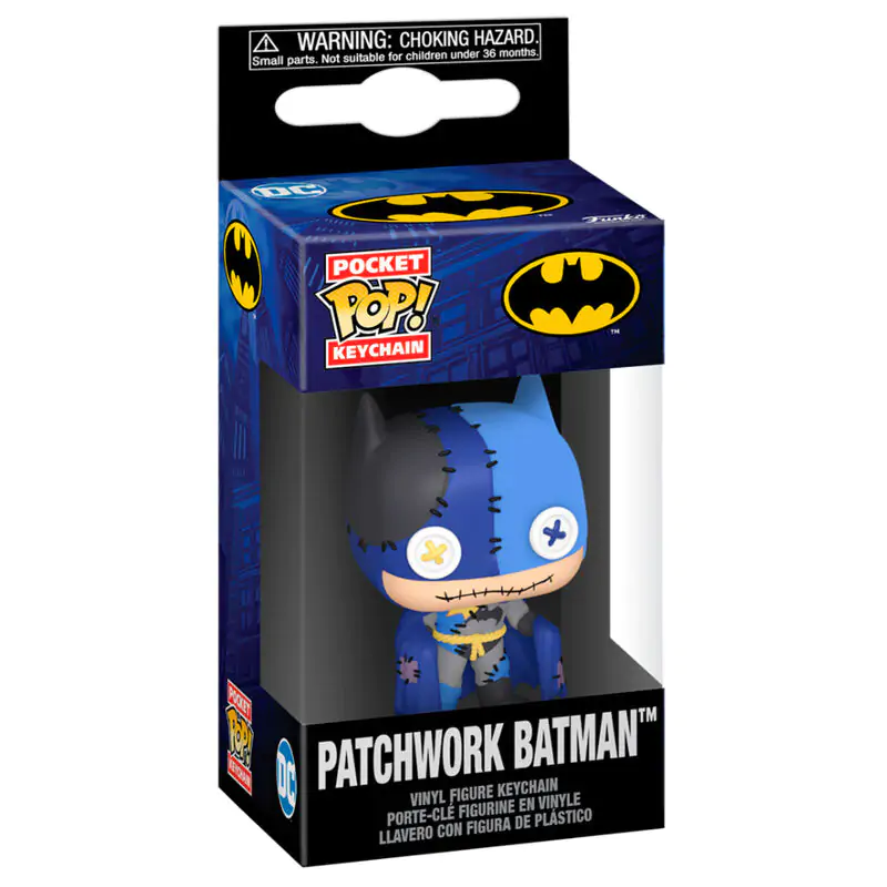 Pocket Funko POP kulcstartó DC Comics Patchwork Batman termékfotó