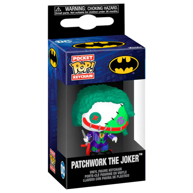 Pocket Funko POP kulcstartó DC Comics Patchwork Joker termékfotó