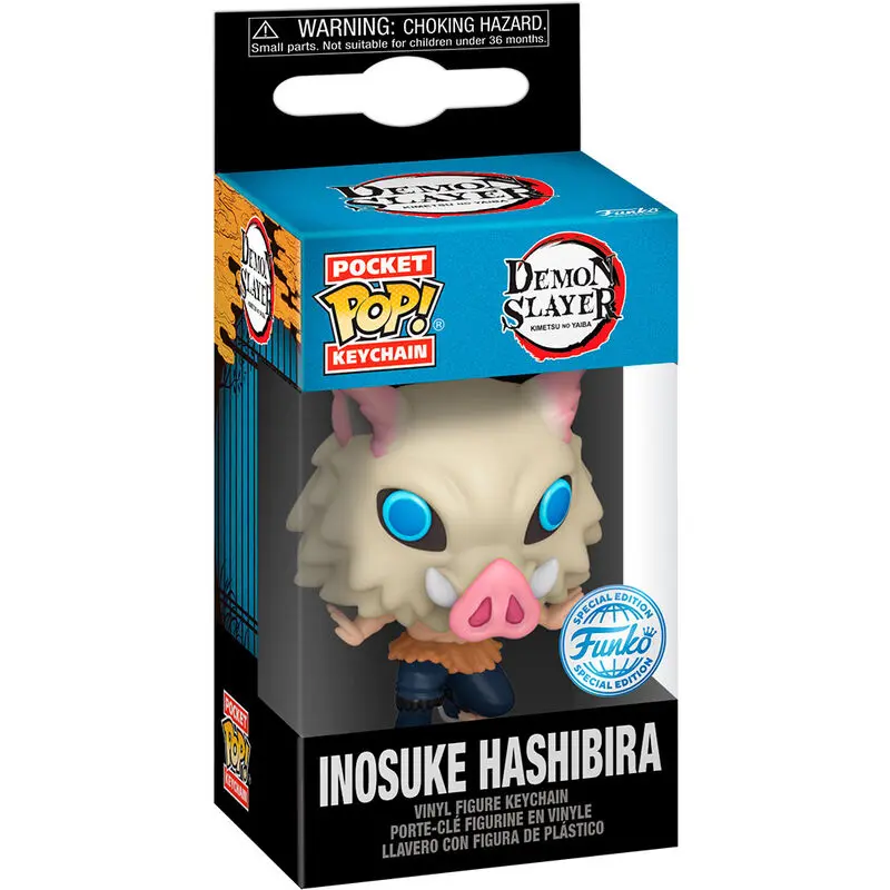 Pocket Funko POP kulcstartó Demon Slayer Kimetsu no Yaiba Inosuke Hashibira termékfotó