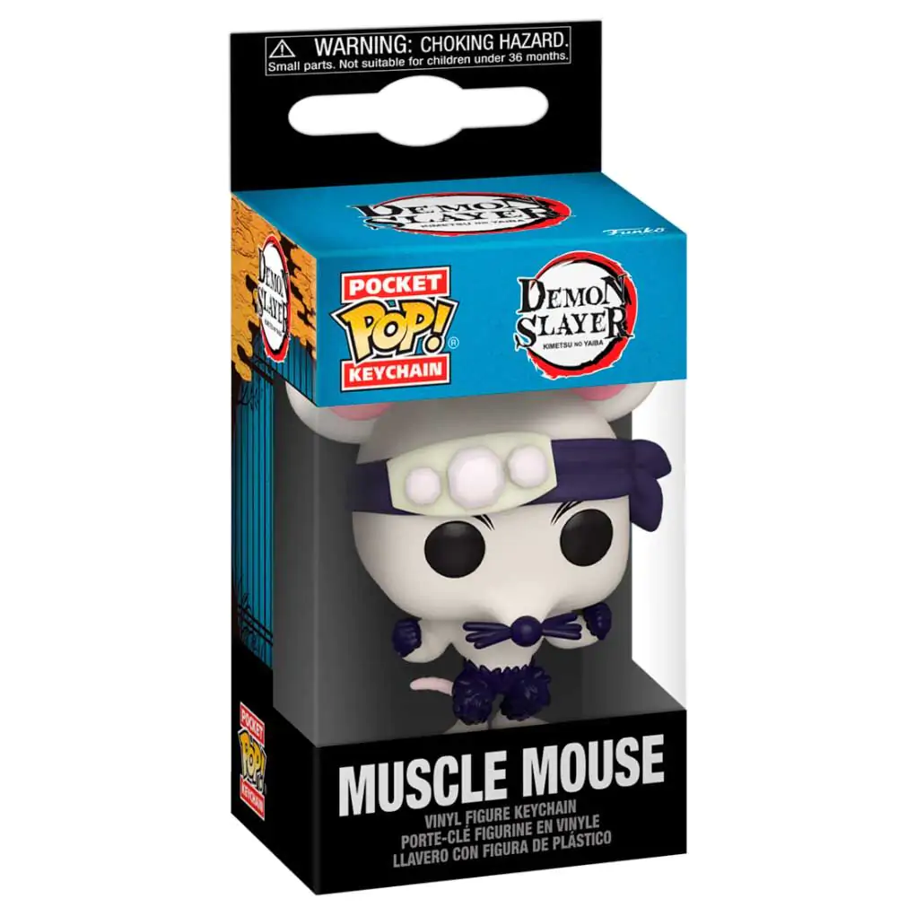 Pocket Funko POP kulcstartó Demon Slayer Kimetsu no Yaiba Muscle Mouse termékfotó